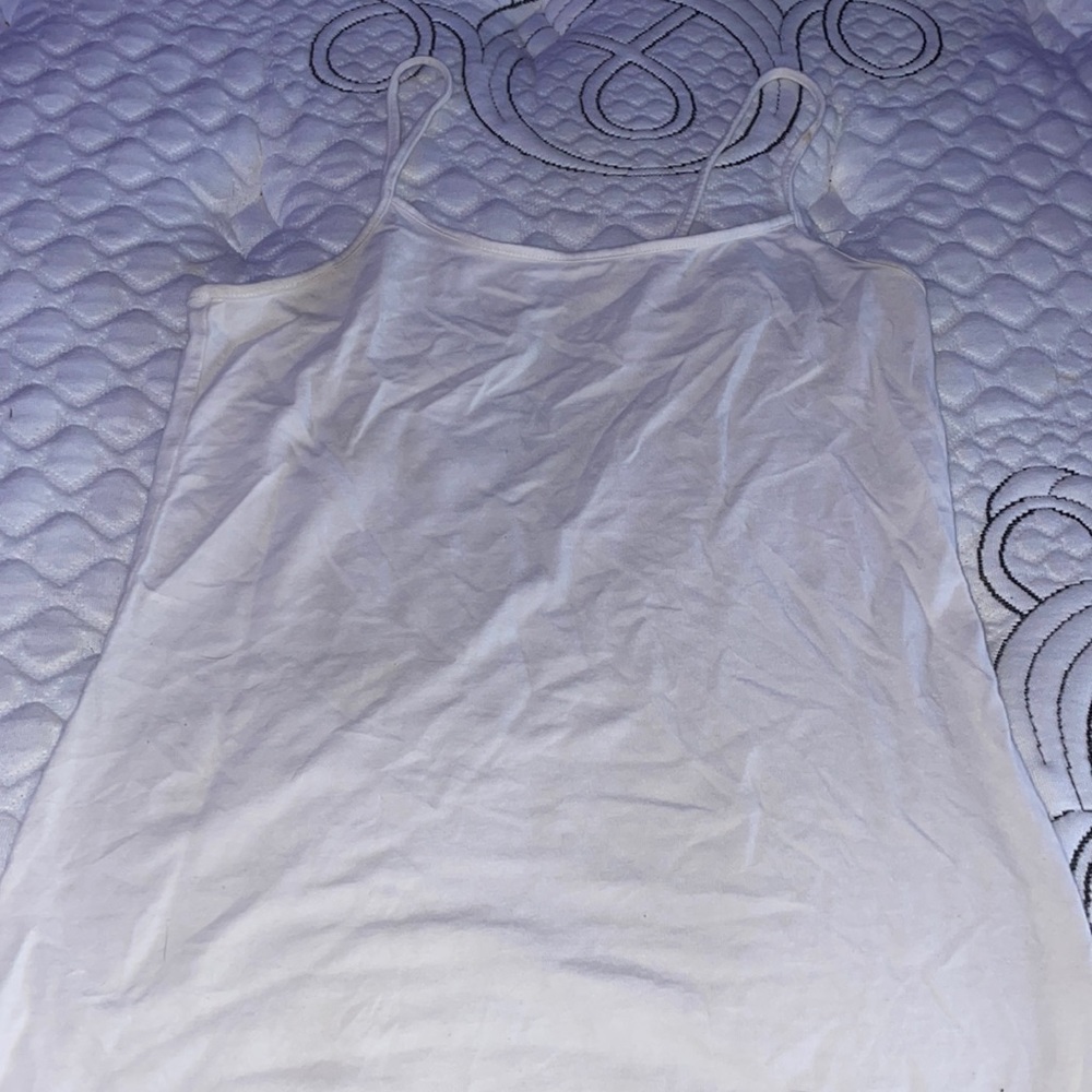 regular white spaghetti strap